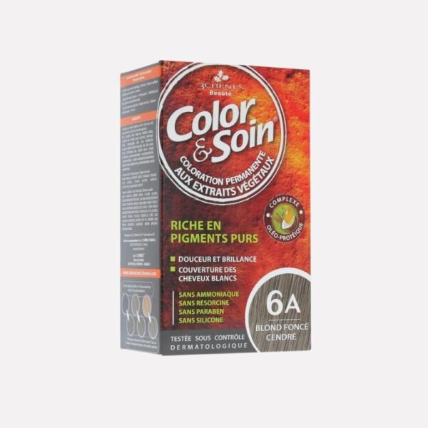 COLOR&SOIN 6A BLOND FONCE CENDRE