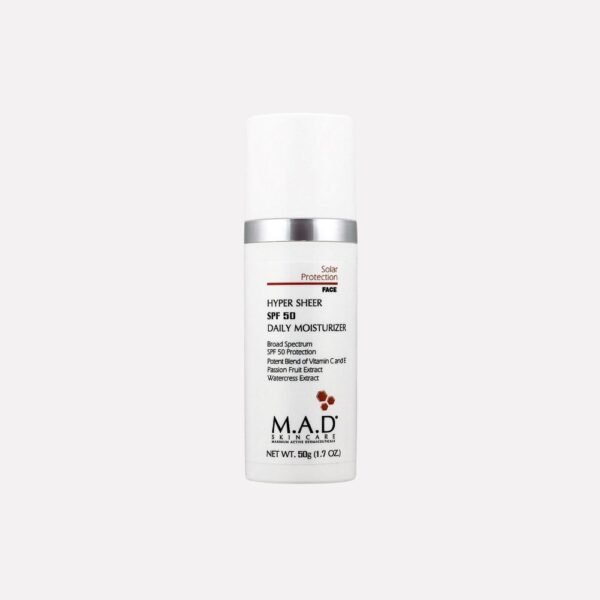 M.A.D HYPER SHEER SPF50 DAILY MOISTURIZER