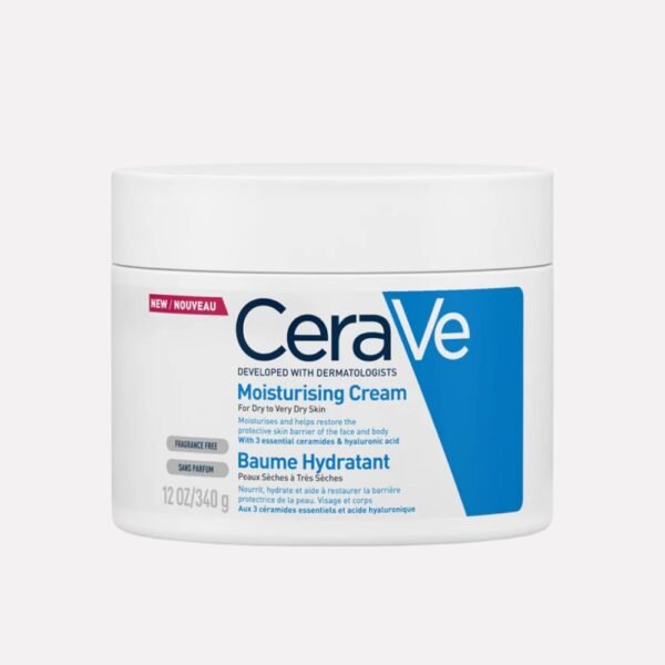 CeraVe Moisturizing Cream | 48H Body and Face Moisturizer For Dry to Very Dry Skin