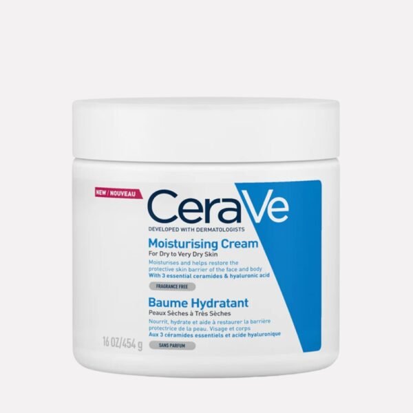 CeraVe Moisturizing Cream | 48H Body and Face Moisturizer For Dry to Very Dry Skin